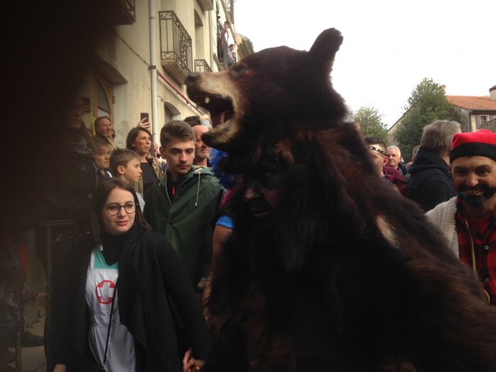 Bear at St-Laurent-de-Cerdans festival